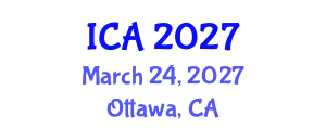 International Conference on Autism (ICA) March 24, 2027 - Ottawa, Canada