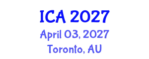 International Conference on Autism (ICA) April 03, 2027 - Toronto, Australia