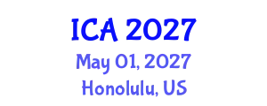 International Conference on Autism (ICA) May 01, 2027 - Honolulu, United States