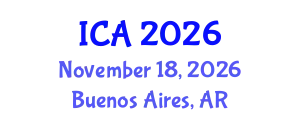 International Conference on Autism (ICA) November 18, 2026 - Buenos Aires, Argentina