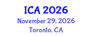 International Conference on Autism (ICA) November 29, 2026 - Toronto, Canada