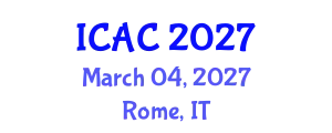 International Conference on Analytical Chemistry (ICAC) March 04, 2027 - Rome, Italy