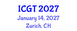 International Conference on Game Theory (ICGT) January 14, 2027 - Zurich, Switzerland