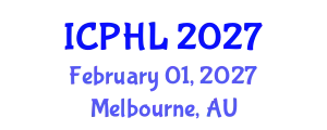 International Conference on Public Health Law (ICPHL) February 01, 2027 - Melbourne, Australia