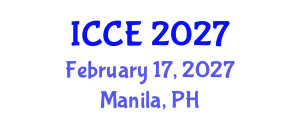 International Conference on Computers in Education (ICCE) February 17, 2027 - Manila, Philippines