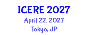 International Conference on Electrochemistry and Renewable Energy (ICERE) April 22, 2027 - Tokyo, Japan