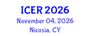 International Conference on Educational Research (ICER) November 04, 2026 - Nicosia, Cyprus