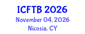 International Conference on Food Technology and Biotechnology (ICFTB) November 04, 2026 - Nicosia, Cyprus