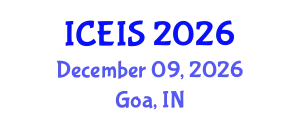 International Conference on Educational and Instructional Studies (ICEIS) December 09, 2026 - Goa, India