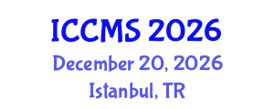 International Conference on Construction Materials and Structures (ICCMS) December 20, 2026 - Istanbul, Turkey