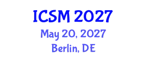 International Conference on Statistics and Mathematics (ICSM) May 20, 2027 - Berlin, Germany
