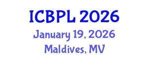 International Conference on Books, Publishing, and Libraries (ICBPL) January 19, 2026 - Maldives, Maldives