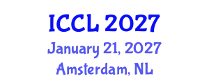 International Conference on Comparative Literature (ICCL) January 21, 2027 - Amsterdam, Netherlands
