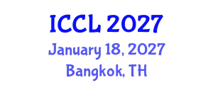 International Conference on Comparative Literature (ICCL) January 18, 2027 - Bangkok, Thailand