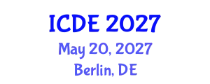 International Conference on Distance Education (ICDE) May 20, 2027 - Berlin, Germany