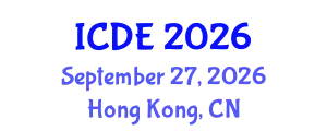 International Conference on Distance Education (ICDE) September 27, 2026 - Hong Kong, China
