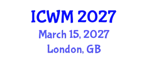 International Conference on Wildlife Management (ICWM) March 15, 2027 - London, United Kingdom