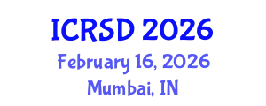 International Conference on Radiation Science and Dosimetry (ICRSD) February 16, 2026 - Mumbai, India
