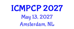 International Conference on Metamaterials, Photonic Crystals and Plasmonics (ICMPCP) May 13, 2027 - Amsterdam, Netherlands