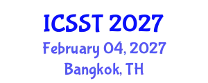 International Conference on Semiconductor Science and Technology (ICSST) February 04, 2027 - Bangkok, Thailand