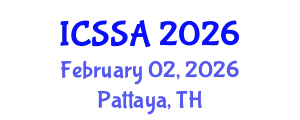 International Conference on Spectroscopy and Spectral Analysis (ICSSA) February 02, 2026 - Pattaya, Thailand