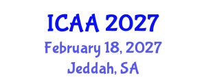 International Conference on Acoustics and Applications (ICAA) February 18, 2027 - Jeddah, Saudi Arabia
