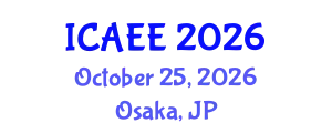 International Conference on Agriculture, Ecosystems and Environment (ICAEE) October 25, 2026 - Osaka, Japan