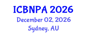 International Conference on Behavioral Nutrition and Physical Activity (ICBNPA) December 02, 2026 - Sydney, Australia