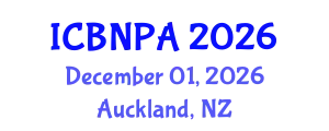 International Conference on Behavioral Nutrition and Physical Activity (ICBNPA) December 01, 2026 - Auckland, New Zealand