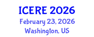 International Conference on Environment and Renewable Energy (ICERE) February 23, 2026 - Washington, United States