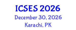 International Conference on Software Engineering and Systems (ICSES) December 30, 2026 - Karachi, Pakistan