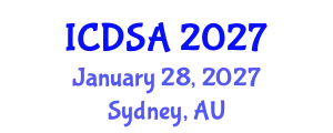 International Conference on Distributed Systems and Applications (ICDSA) January 28, 2027 - Sydney, Australia