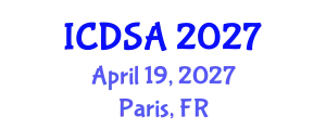 International Conference on Distributed Systems and Applications (ICDSA) April 19, 2027 - Paris, France