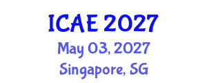 International Conference on Agricultural Economics (ICAE) May 03, 2027 - Singapore, Singapore