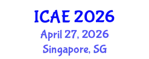 International Conference on Agricultural Economics (ICAE) April 27, 2026 - Singapore, Singapore
