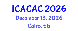 International Conference on Advances in Chemistry and Applied Chemistry (ICACAC) December 13, 2026 - Cairo, Egypt