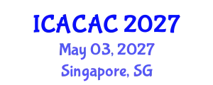International Conference on Advances in Chemistry and Applied Chemistry (ICACAC) May 03, 2027 - Singapore, Singapore