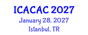 International Conference on Advances in Chemistry and Applied Chemistry (ICACAC) January 28, 2027 - Istanbul, Turkey