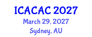 International Conference on Advances in Chemistry and Applied Chemistry (ICACAC) March 29, 2027 - Sydney, Australia