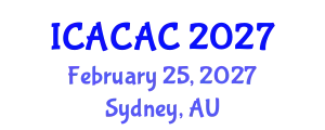 International Conference on Advances in Chemistry and Applied Chemistry (ICACAC) February 25, 2027 - Sydney, Australia