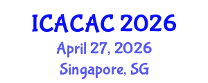 International Conference on Advances in Chemistry and Applied Chemistry (ICACAC) April 27, 2026 - Singapore, Singapore