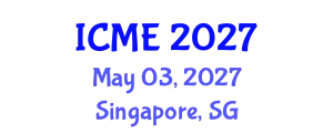 International Conference on Mathematics Education (ICME) May 03, 2027 - Singapore, Singapore