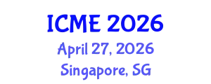 International Conference on Mathematics Education (ICME) April 27, 2026 - Singapore, Singapore