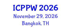 International Conference on Positive Psychology and Wellbeing (ICPPW) November 29, 2026 - Bangkok, Thailand