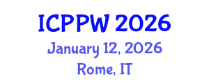 International Conference on Positive Psychology and Wellbeing (ICPPW) January 12, 2026 - Rome, Italy