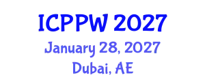 International Conference on Positive Psychology and Wellbeing (ICPPW) January 28, 2027 - Dubai, United Arab Emirates