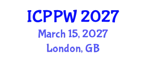 International Conference on Positive Psychology and Wellbeing (ICPPW) March 15, 2027 - London, United Kingdom
