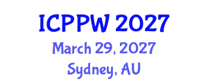 International Conference on Positive Psychology and Wellbeing (ICPPW) March 29, 2027 - Sydney, Australia