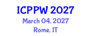 International Conference on Positive Psychology and Wellbeing (ICPPW) March 04, 2027 - Rome, Italy