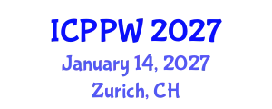 International Conference on Positive Psychology and Wellbeing (ICPPW) January 14, 2027 - Zurich, Switzerland